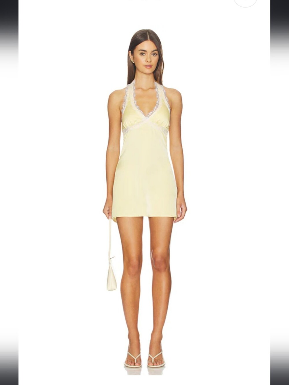 Jovie Mini Dress in Baby Yellow